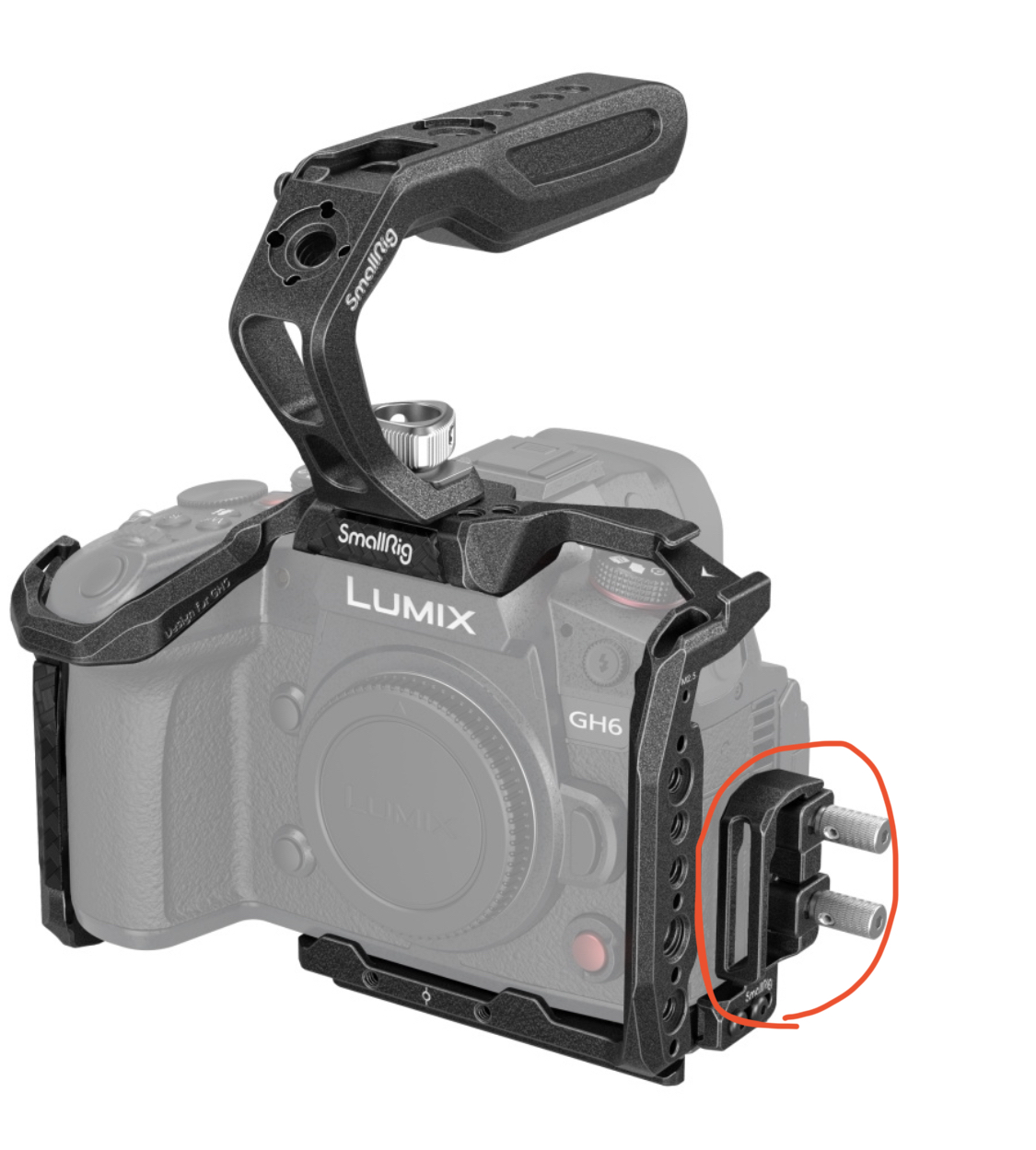 Black Mamba” Series Camera Cage Kit for Panasonic LUMIX GH6